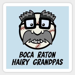 Boca Raton Hairy Grandpas - Minorest League Baseball Sticker